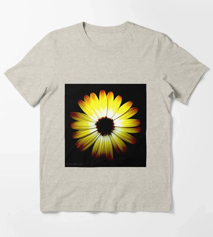 Daisy Bright Yellow T-Shirt Cream