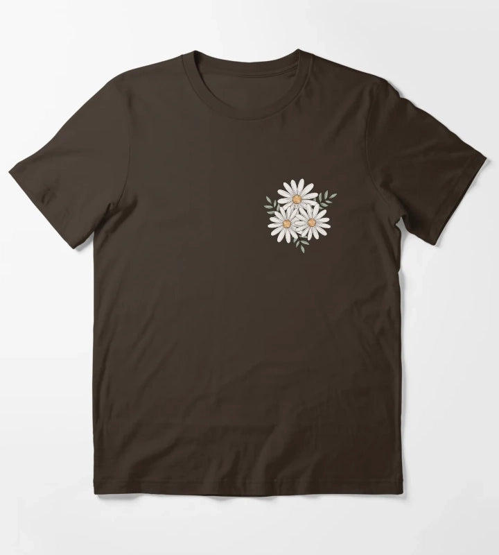 Daisy Bundle T-Shirt Brown