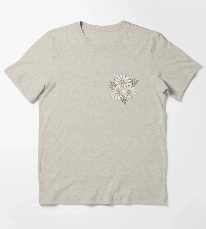 Daisy Bundle T-Shirt Cream