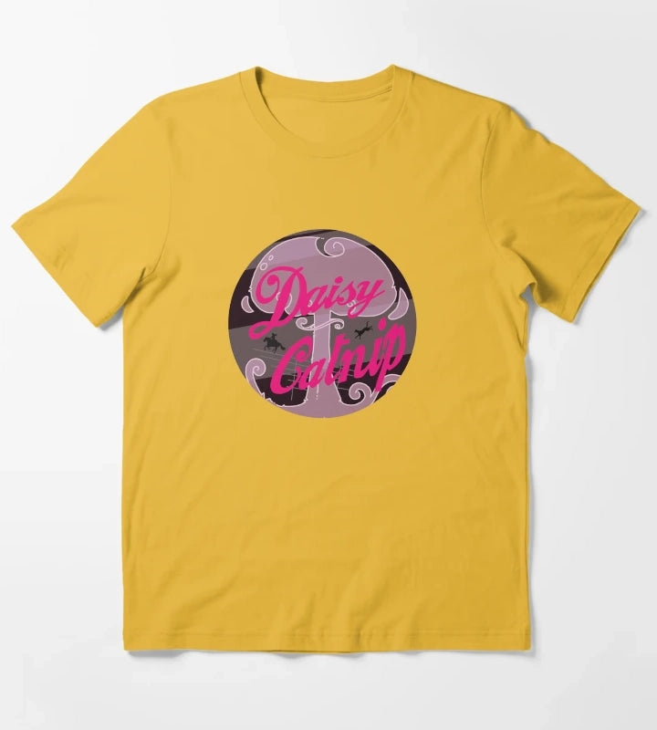 Daisy Catnip Tsar Dark T-Shirt Yellow