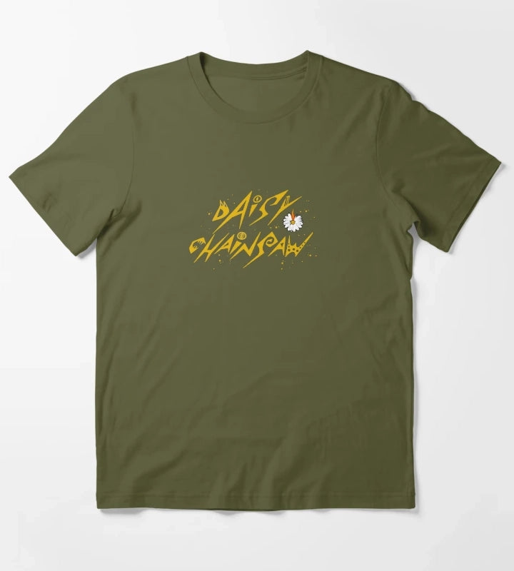 Daisy Chainsaw T-Shirt Olive Green