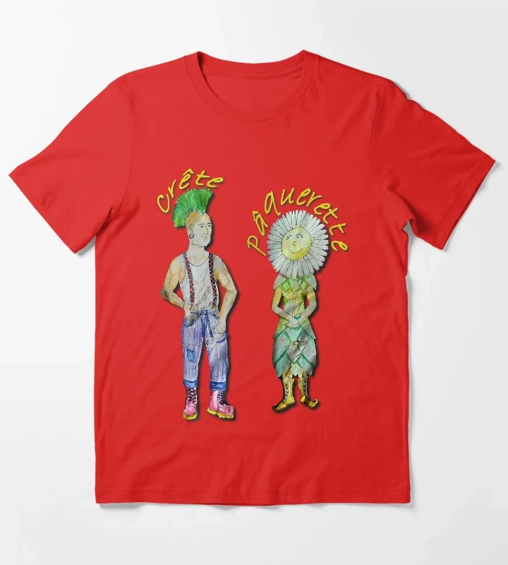 Daisy Crest T-Shirt Red