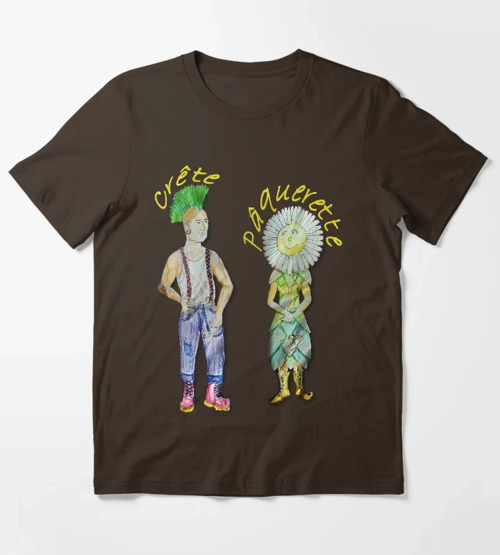Daisy Crest T-Shirt Brown