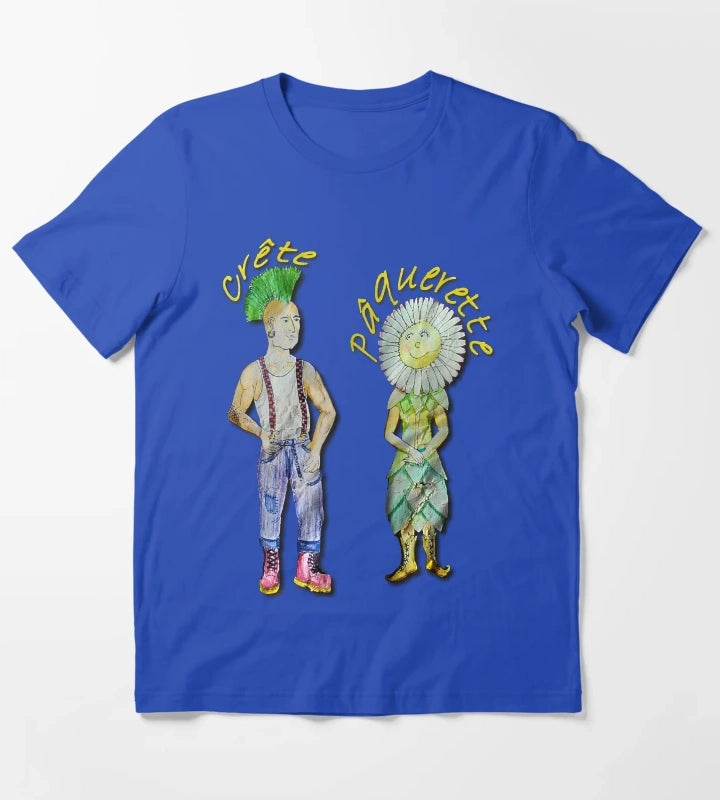 Daisy Crest T-Shirt Blue