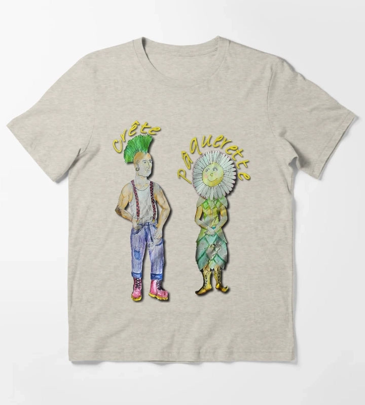 Daisy Crest T-Shirt Cream