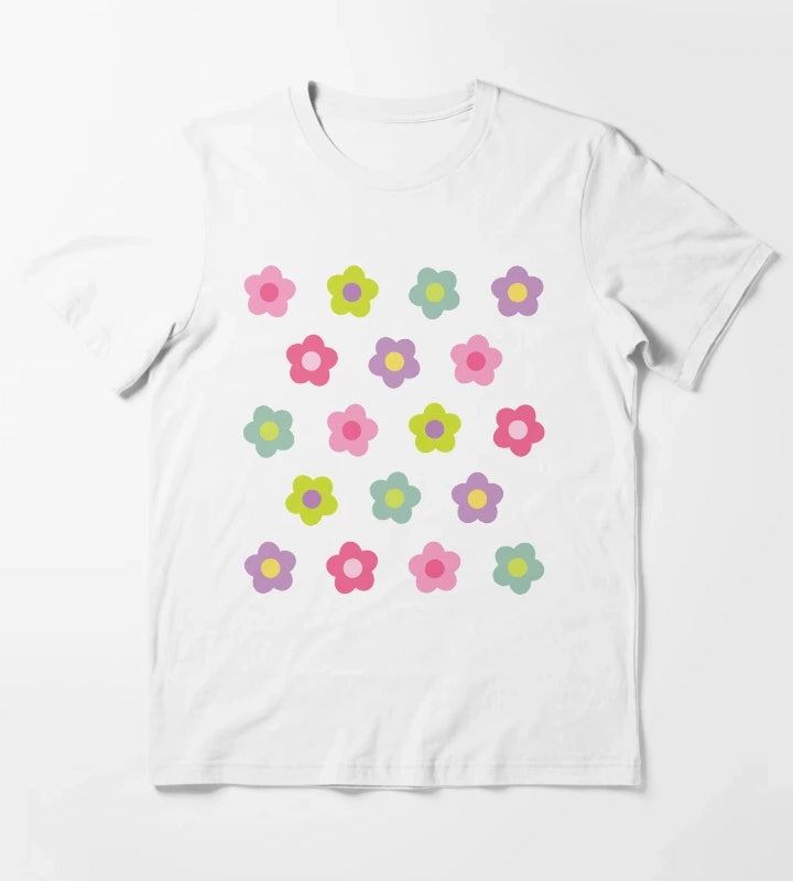 Daisy Daisy Pink T-Shirt White