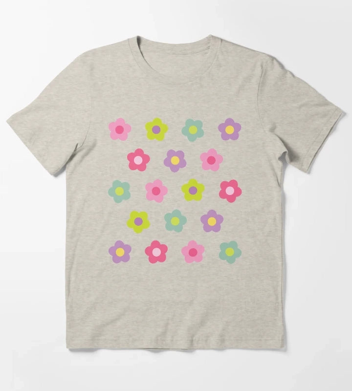 Daisy Daisy Pink T-Shirt Cream