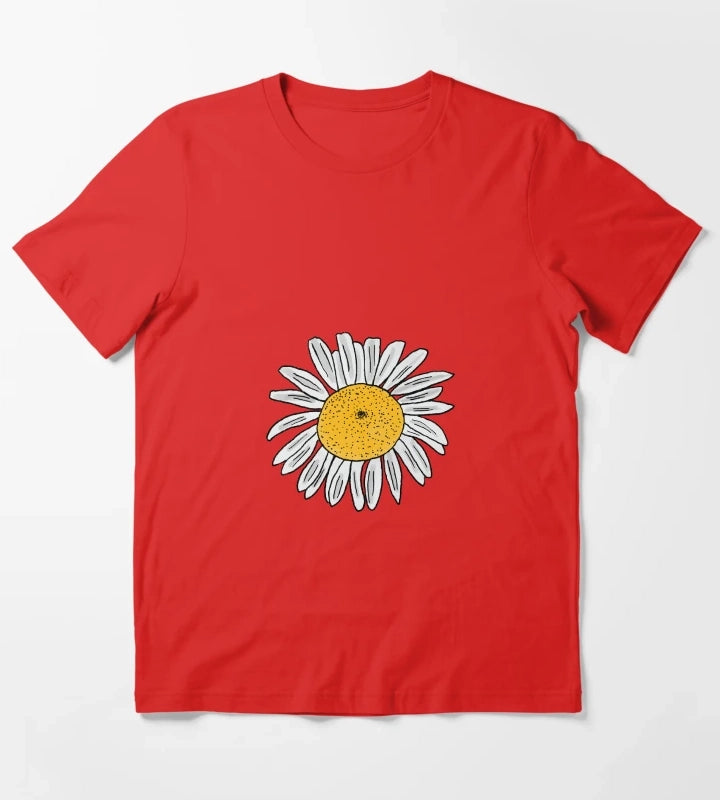 Daisy Daisy wildflower power T-Shirt Red