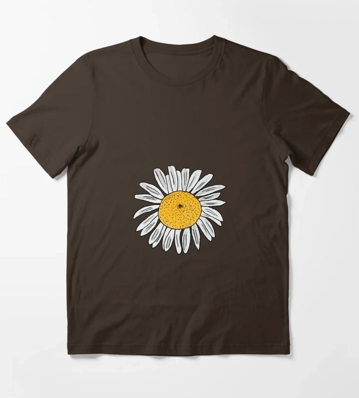 Daisy Daisy wildflower power T-Shirt Brown