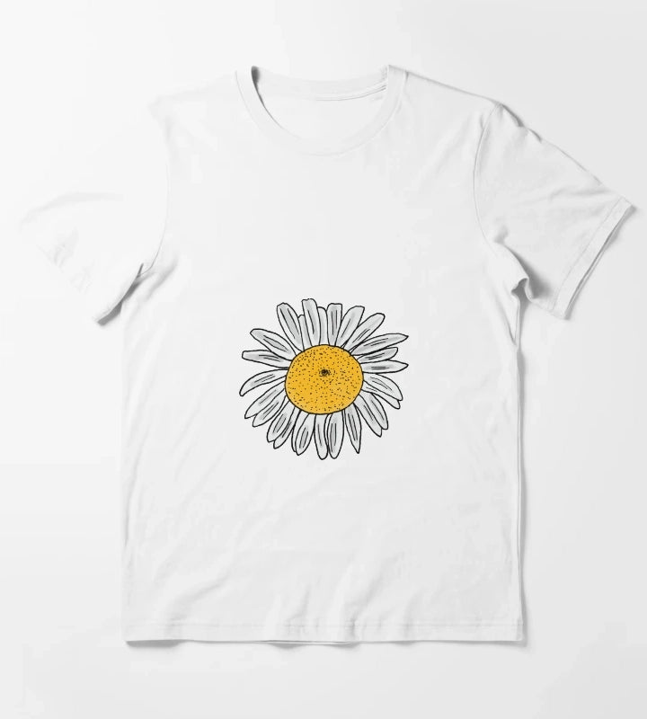 Daisy Daisy wildflower power T-Shirt White