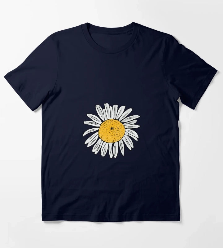 Daisy Daisy wildflower power T-Shirt Navy