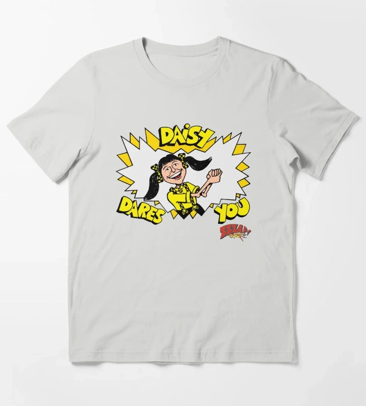 Daisy Dares You Zzzap CITV T-Shirt Light Grey
