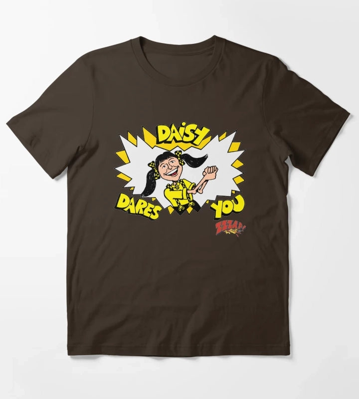 Daisy Dares You Zzzap CITV T-Shirt Brown