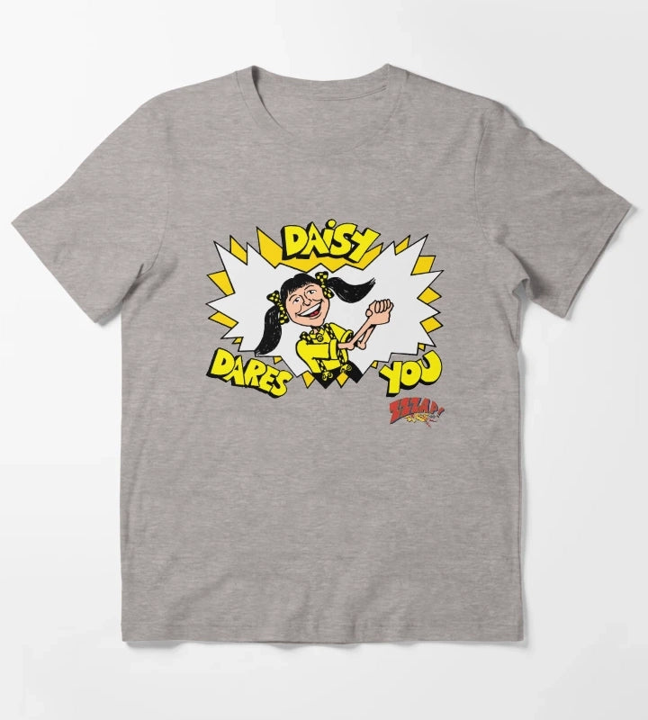 Daisy Dares You Zzzap CITV T-Shirt Heather Grey