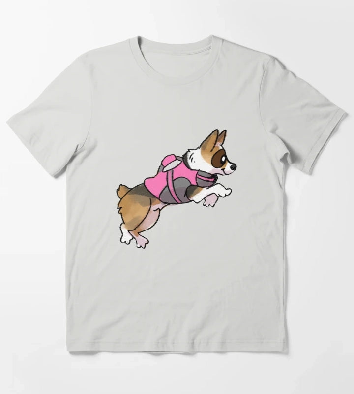 Daisy Diving T-Shirt Light Grey