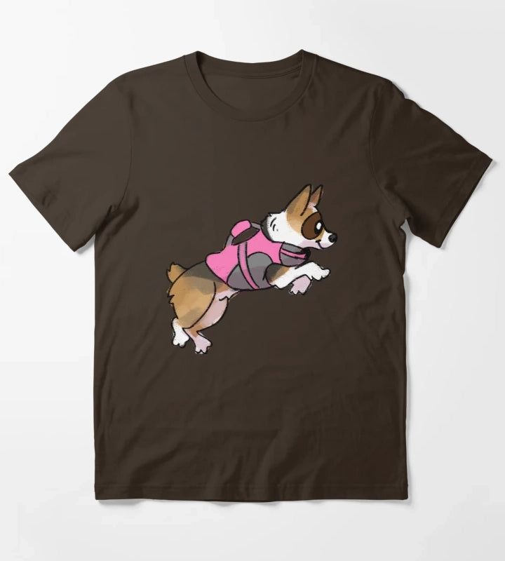 Daisy Diving T-Shirt Brown