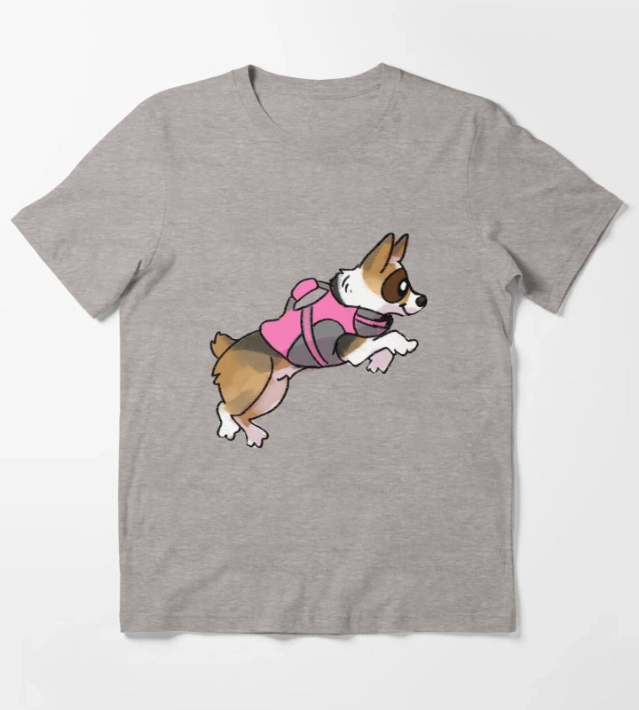Daisy Diving T-Shirt Heather Grey