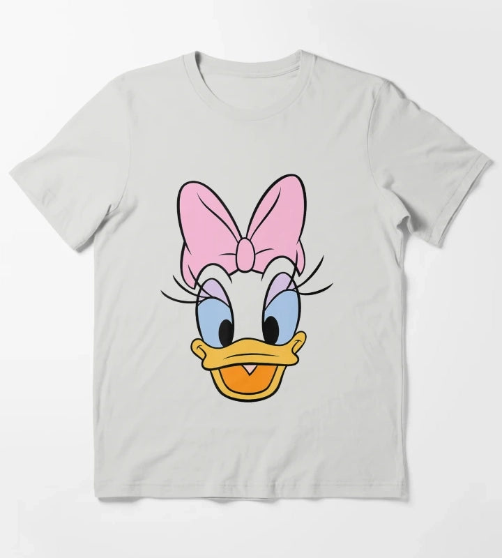 Daisy Duck Big Face T-Shirt Light Grey