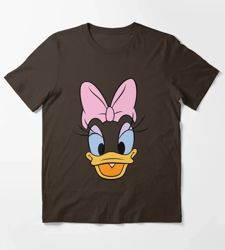 Daisy Duck Big Face T-Shirt Brown