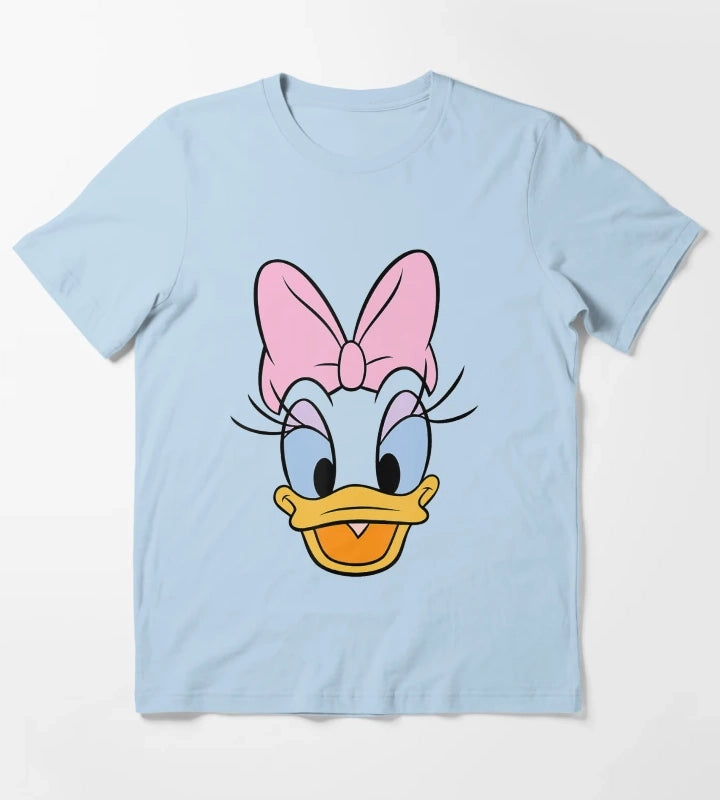 Daisy Duck Big Face T-Shirt Sky Blue