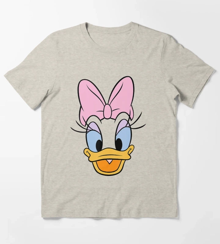 Daisy Duck Big Face T-Shirt Cream