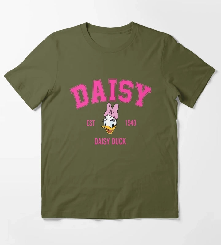 Daisy Duck EST 1934 T-Shirt Olive Green