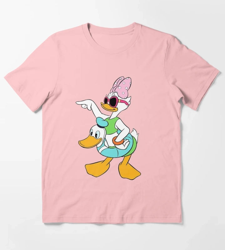 Daisy Duck Summer T-Shirt Dark Grey