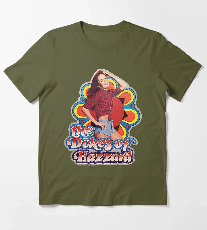 Daisy Dukes of Hazzard T-Shirt Olive Green