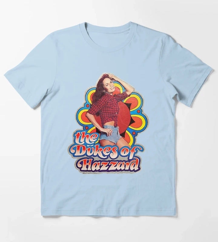 Daisy Dukes of Hazzard T-Shirt Sky Blue