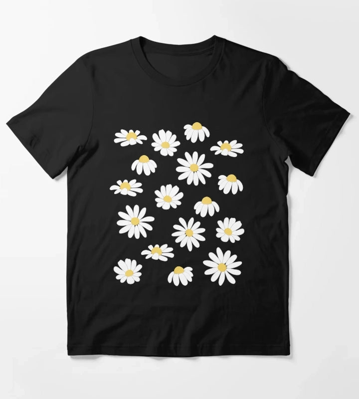 Daisy Field Lavender Blue Periwinkle T-Shirt