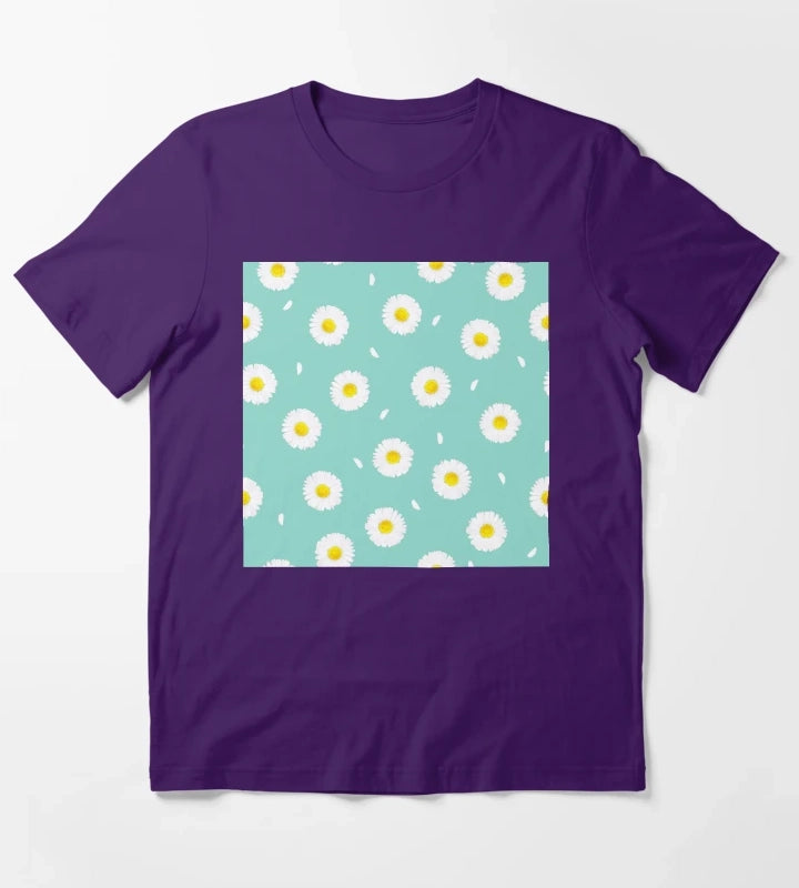 Daisy Floral Arrangement T-Shirt Purple
