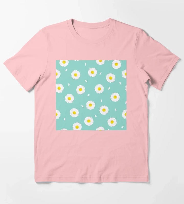Daisy Floral Arrangement T-Shirt Dark Grey