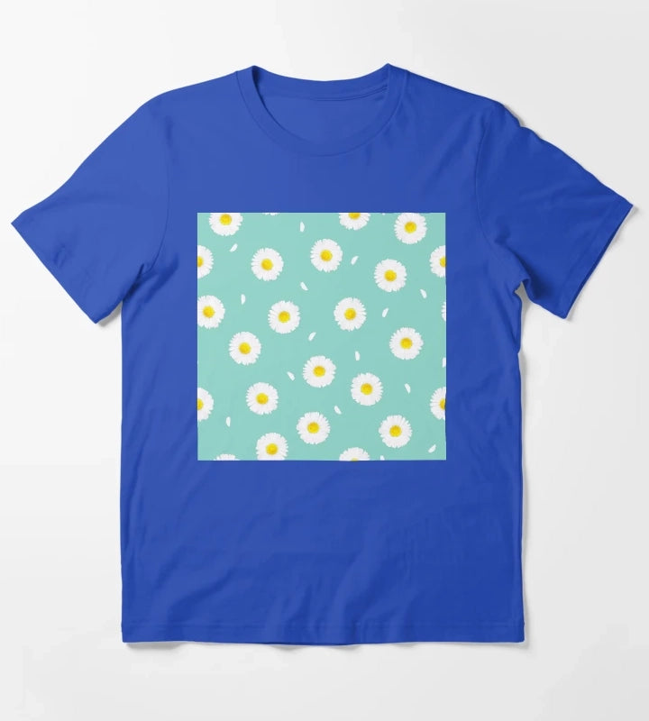 Daisy Floral Arrangement T-Shirt Blue