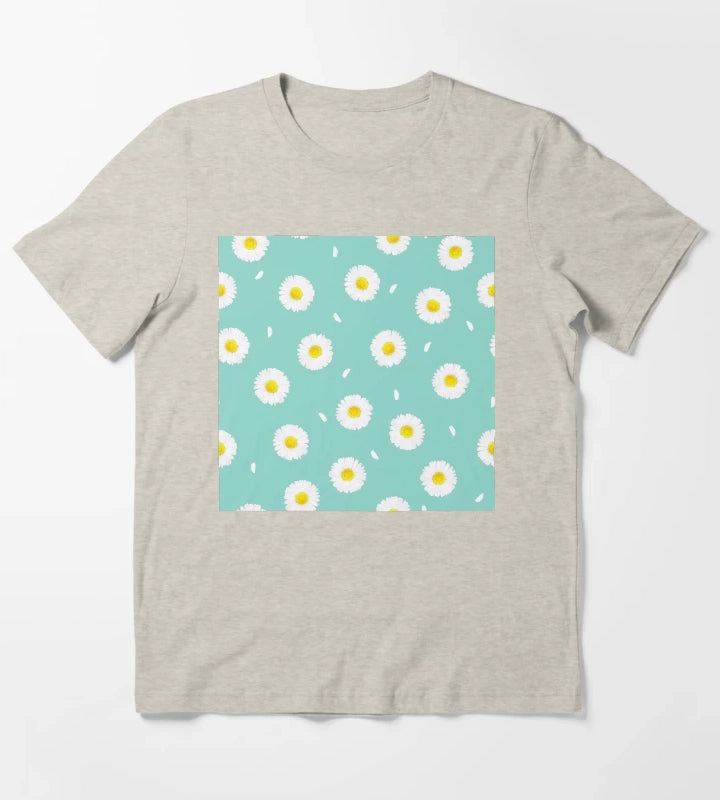 Daisy Floral Arrangement T-Shirt Cream