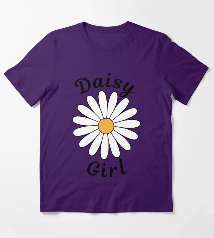 Daisy Girl Design for Those That Love Daisies T-Shirt Purple