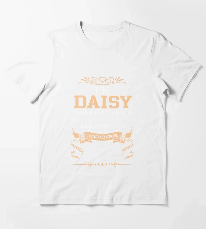Daisy Girl Name Definition T-Shirt White