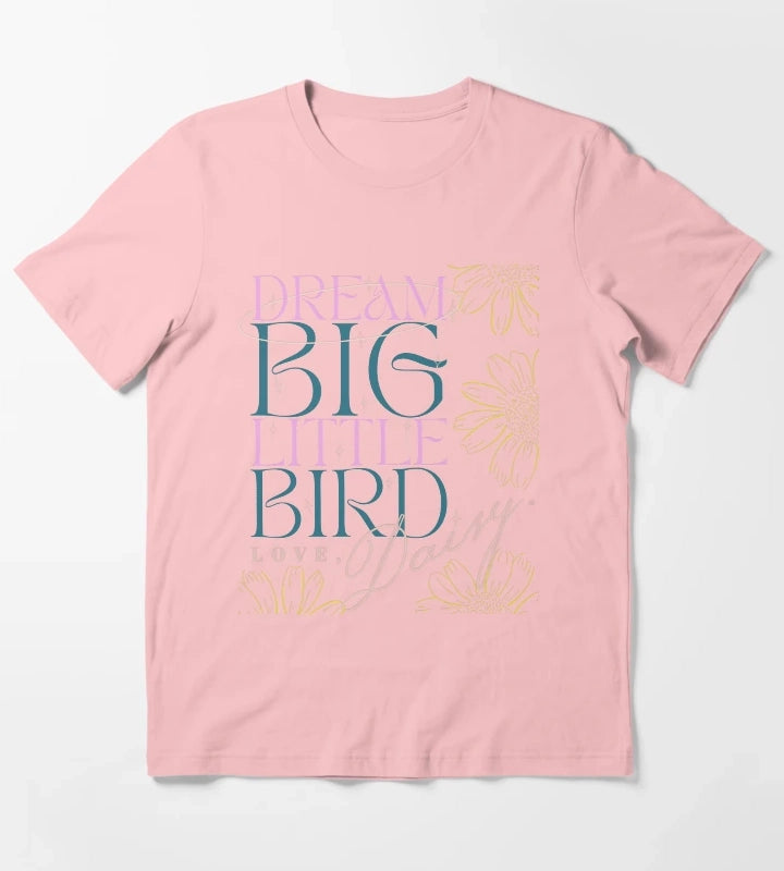 Daisy Jones And The Six Art Dream Big Little Bird T-Shirt Dark Grey