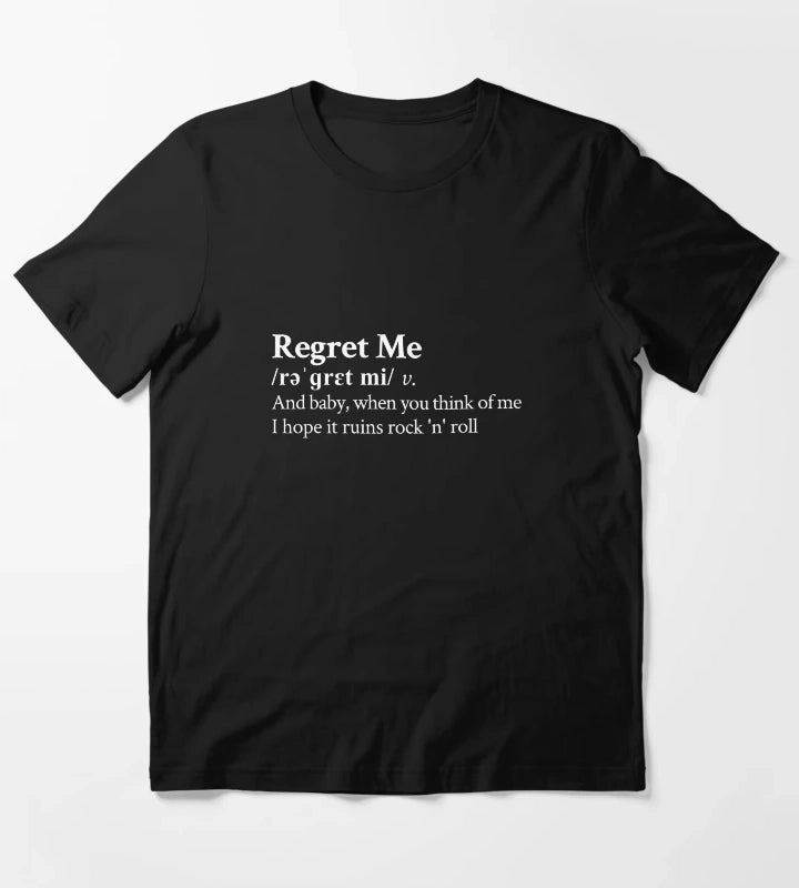 Daisy Jones The Six Riley Keough Aesthetic Quote Lyrics Black T-Shirt