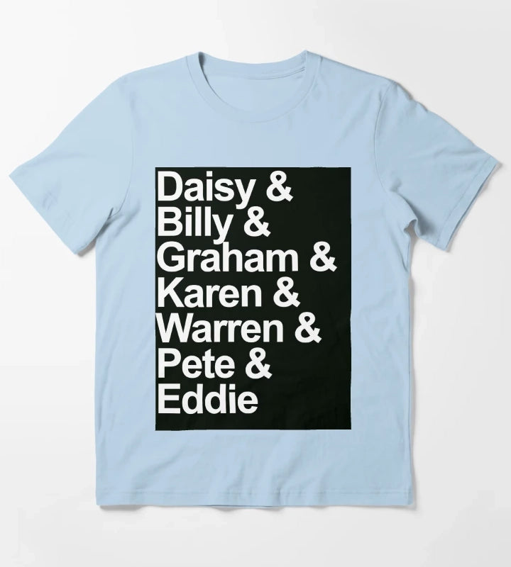 Daisy Jones and The Six T-Shirt Sky Blue