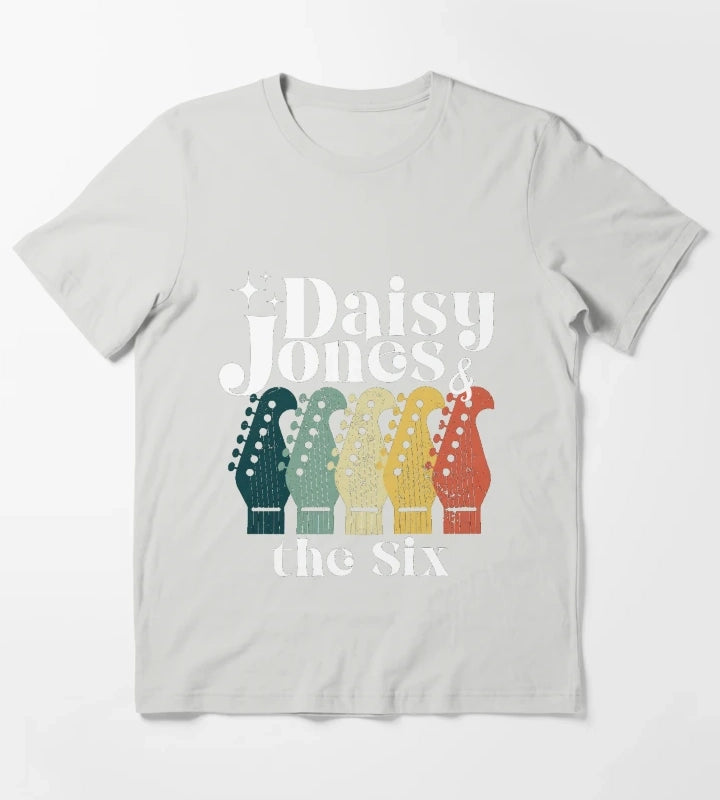 Daisy Jones and the Six band design T-Shirt Light Grey
