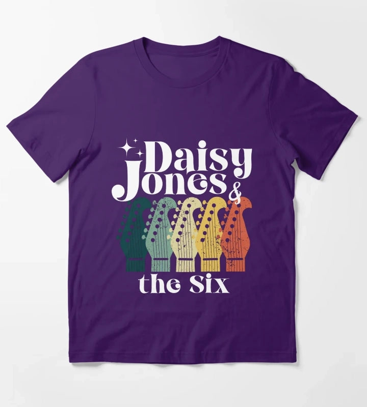 Daisy Jones and the Six band design T-Shirt Purple