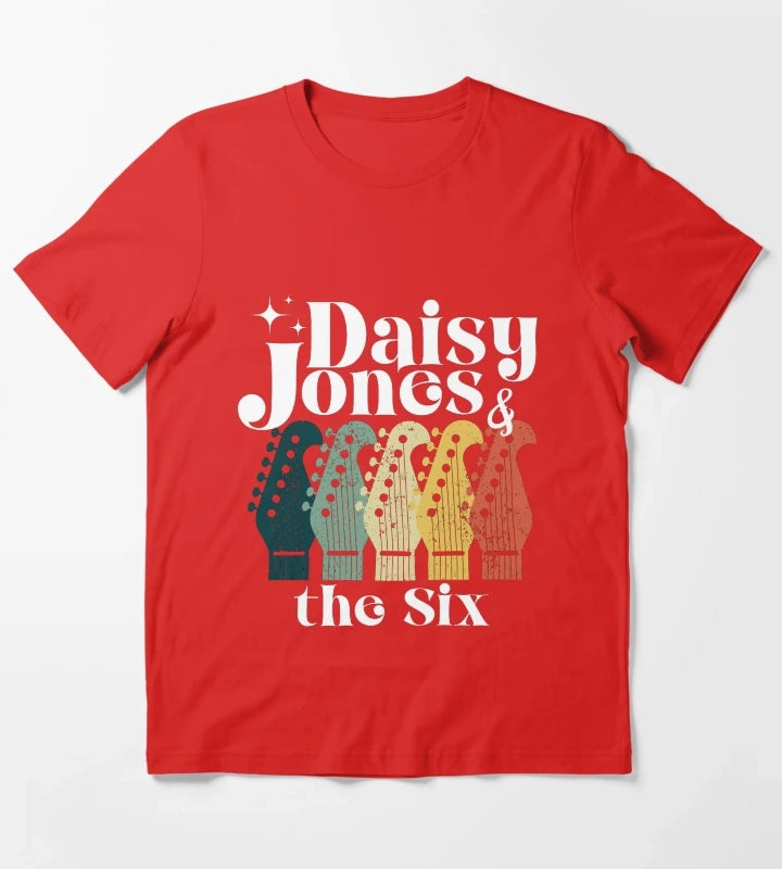 Daisy Jones and the Six band design T-Shirt Red