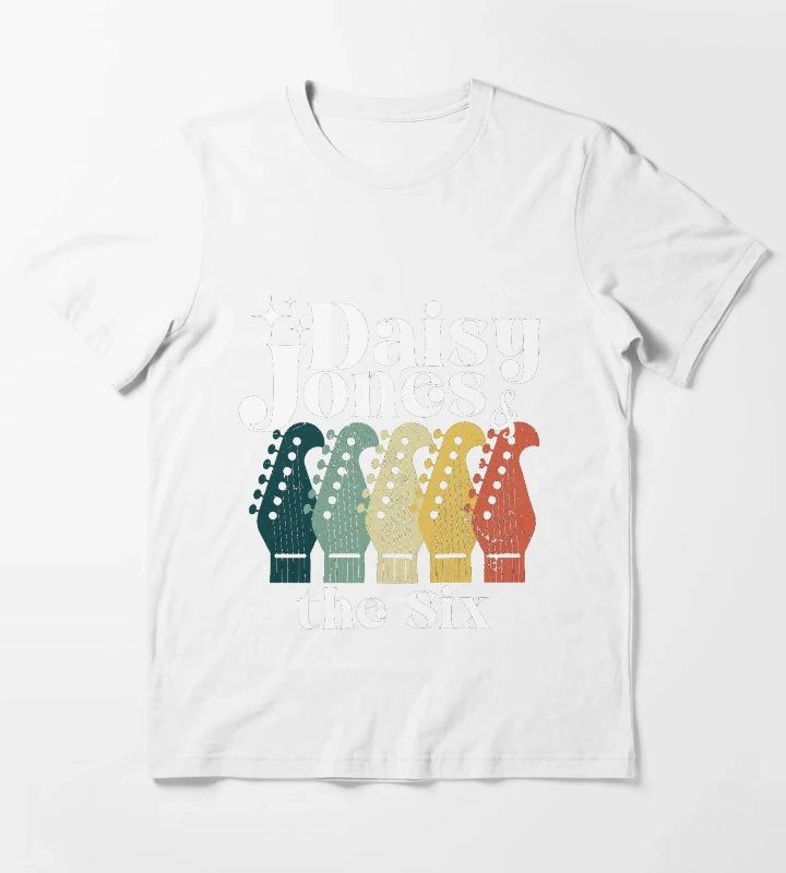 Daisy Jones and the Six band design T-Shirt White