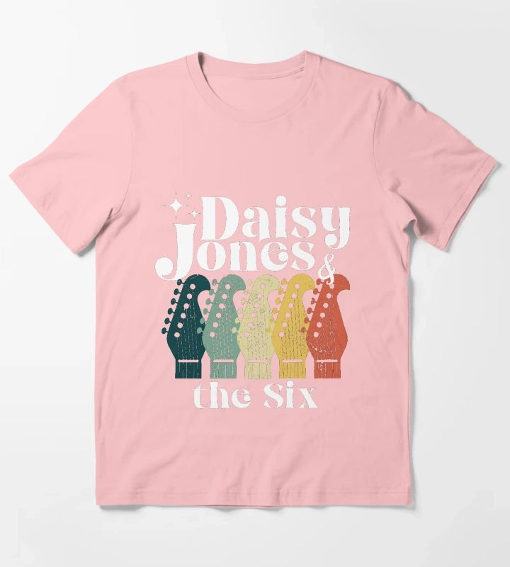 Daisy Jones and the Six band design T-Shirt Dark Grey