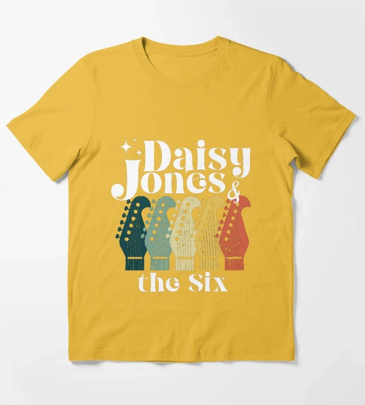 Daisy Jones and the Six band design T-Shirt Yellow
