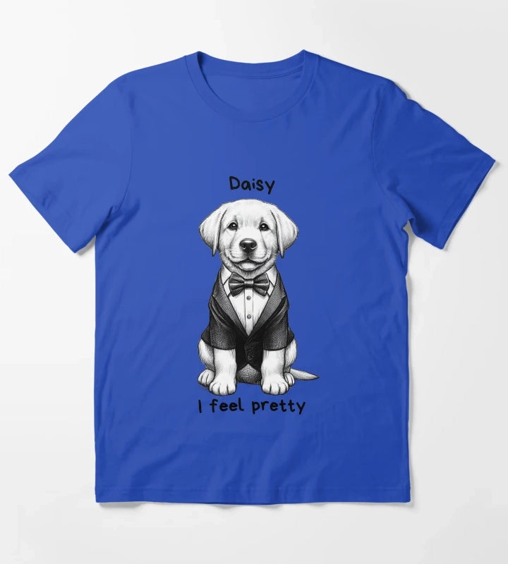 Daisy Labrador Retriever T-Shirt Blue