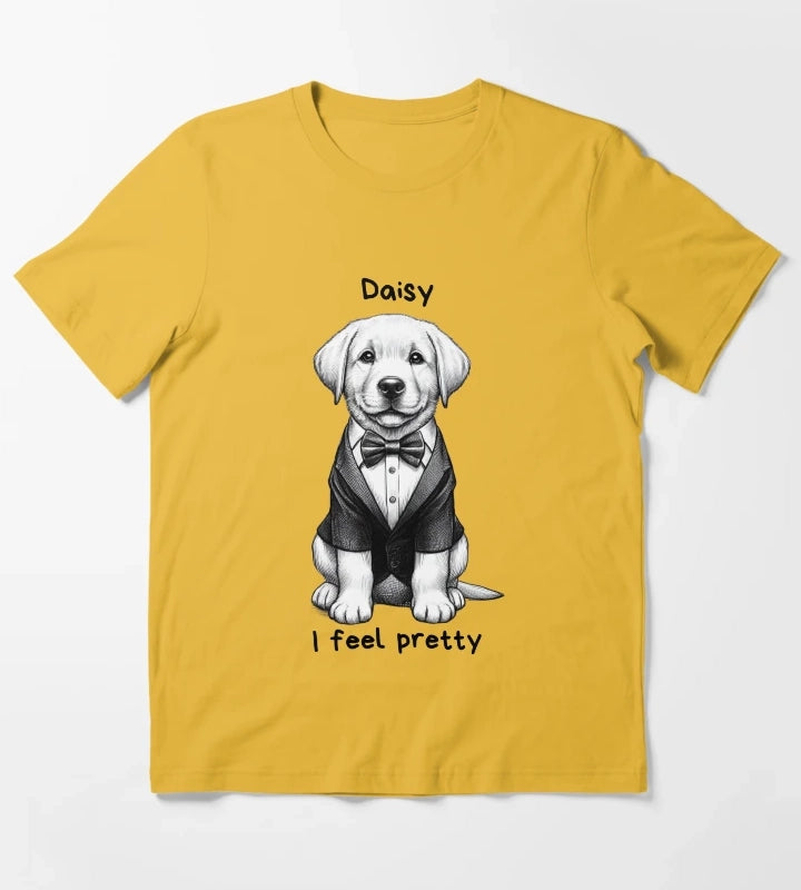 Daisy Labrador Retriever T-Shirt Yellow