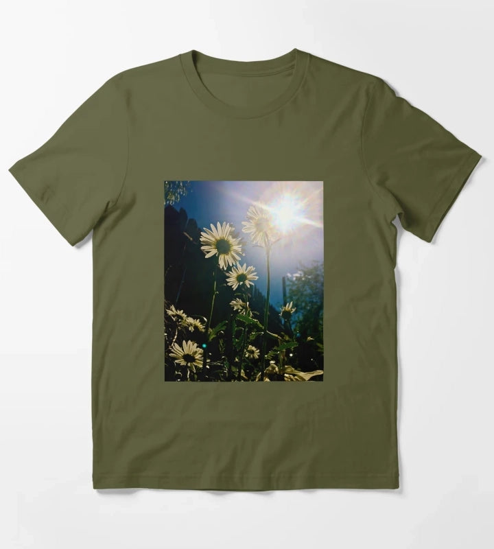 Daisy Lights T-Shirt Olive Green