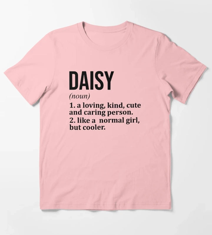 Daisy Name Definition T-Shirt Dark Grey