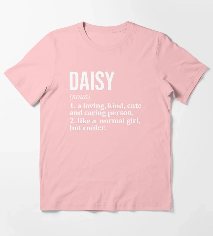 Daisy Name Definition for Women T-Shirt Dark Grey